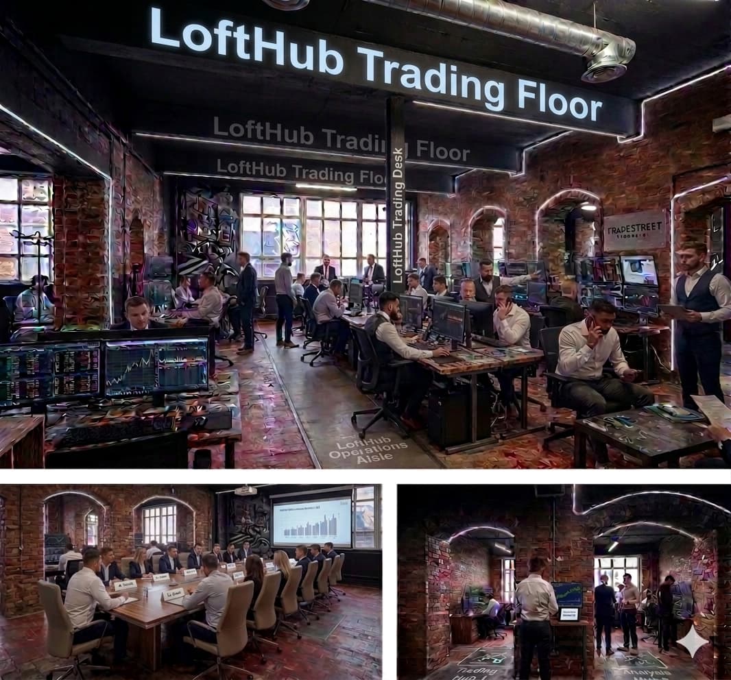 The LoftHub Trading Floor — Charleroi